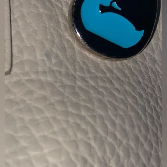 Dooney & Bourke Cream Leather Shoulder Bag - Picture 8 of 8